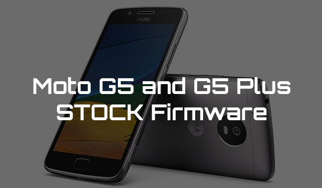 Moto G5 Plus Stock Firmware Collection