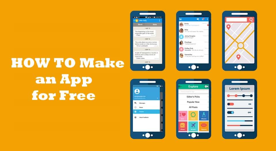 Make an App for Free – Best Free Mobile App Makers