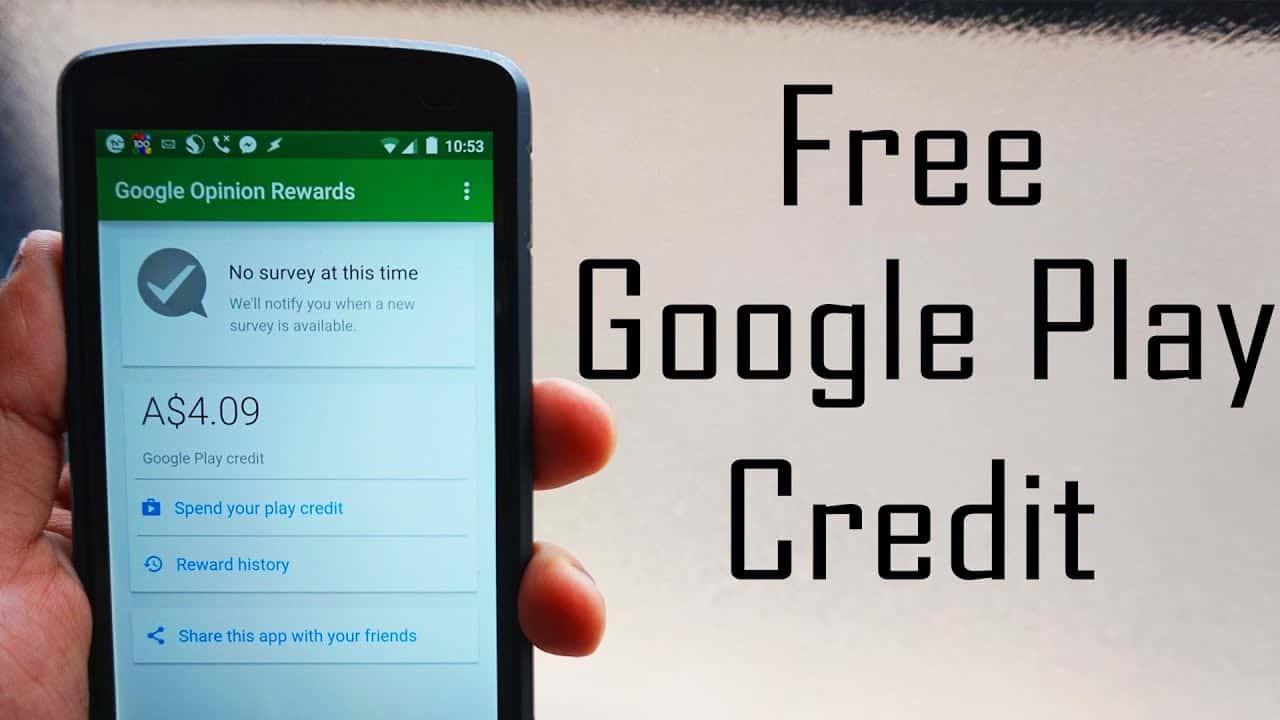 How to Get Google Play Credit For Free?