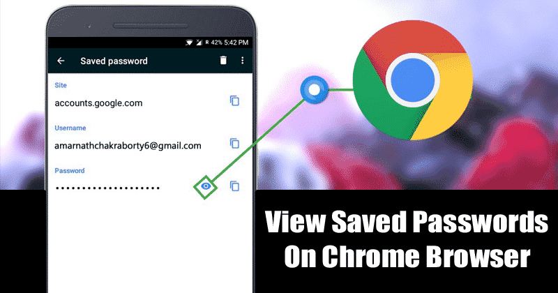 How To View Saved Passwords In Chrome For Android